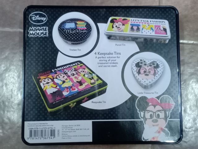 กล่องเหล็ก Minnie Fashionista ลิขสิทธิ์แท้จาก Disney รูปที่ 4