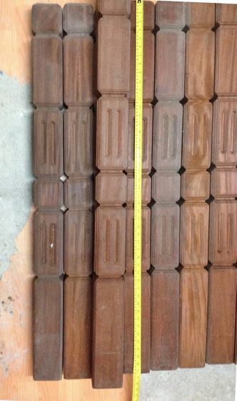 เสา+ลูกกรงบันใดไม้มะค่า  ราคาสุดถูก รูปที่ 6