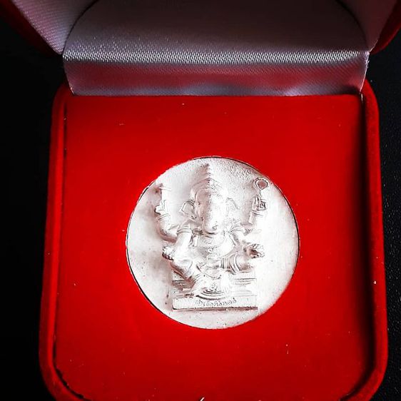 พระพิฆเนศสุขนิรันดร์ เนื้อเงิน 3เซ็นต์ รูปที่ 11