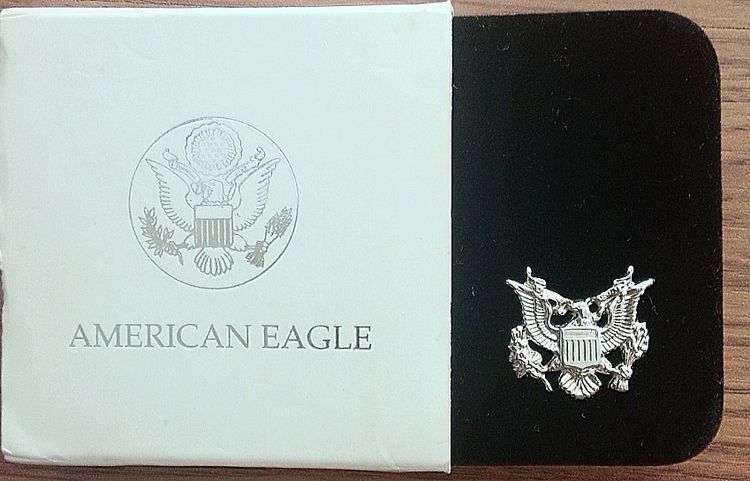 เหรียญเงิน​แท้ American​ Eagle
