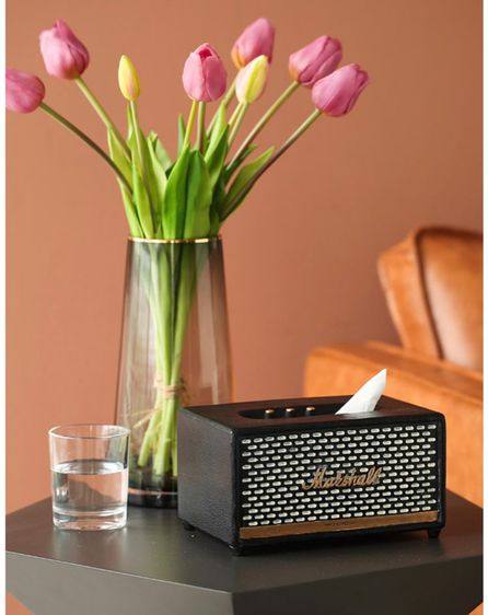 กล่องใส่กระดาษ เช็ดชู เก๋ๆ แบบลำโพงมาเชลล์ รูปที่ 6