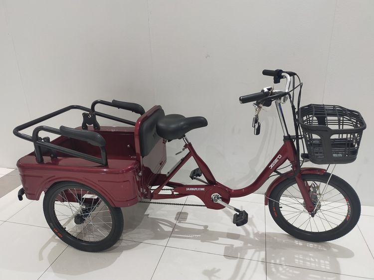 จักรยานสามล้อไฟฟ้า ปรับที่นั่งเปนกระบะได้  3 ระบบในคันเดียว (บิดได้  ปั่นปกติ  ปั่นไฮบริด)  ขับสนุกปลอดภัยไม่คว่ำ 3ระบบในคันเดียว บิดได้ ปั่ รูปที่ 6