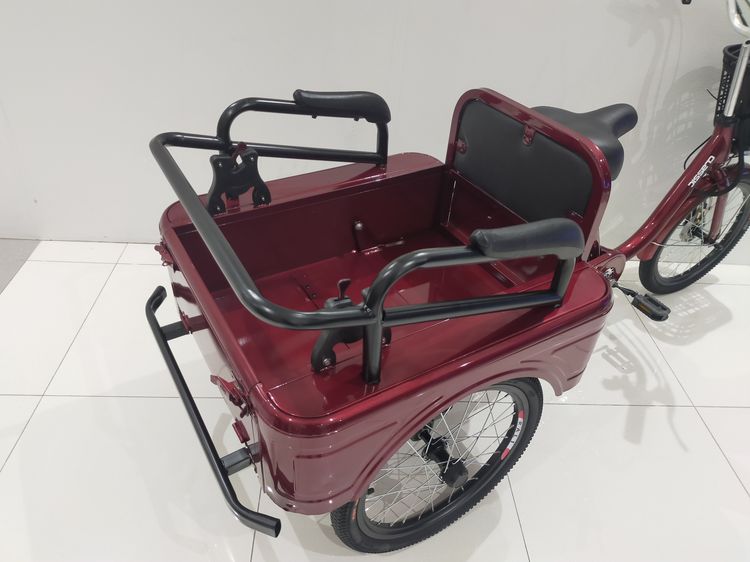 จักรยานสามล้อไฟฟ้า ปรับที่นั่งเปนกระบะได้  3 ระบบในคันเดียว (บิดได้  ปั่นปกติ  ปั่นไฮบริด)  ขับสนุกปลอดภัยไม่คว่ำ 3ระบบในคันเดียว บิดได้ ปั่ รูปที่ 9