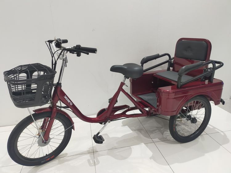 จักรยานสามล้อไฟฟ้า ปรับที่นั่งเปนกระบะได้  3 ระบบในคันเดียว (บิดได้  ปั่นปกติ  ปั่นไฮบริด)  ขับสนุกปลอดภัยไม่คว่ำ 3ระบบในคันเดียว บิดได้ ปั่ รูปที่ 10