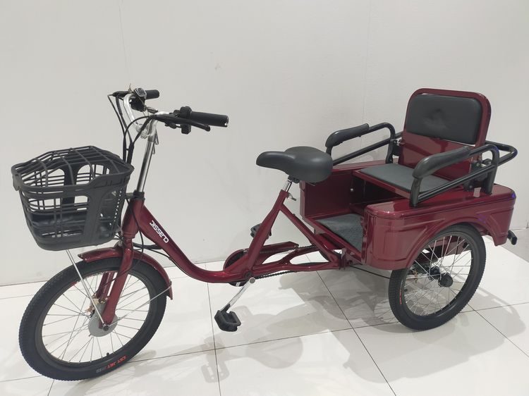 จักรยานสามล้อไฟฟ้า ปรับที่นั่งเปนกระบะได้  3 ระบบในคันเดียว (บิดได้  ปั่นปกติ  ปั่นไฮบริด)  ขับสนุกปลอดภัยไม่คว่ำ 3ระบบในคันเดียว บิดได้ ปั่ รูปที่ 11