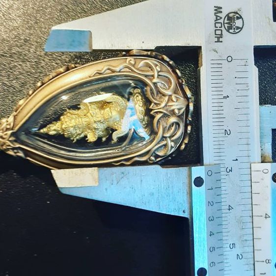 ท้าวเวสสุวรรณวัดแสงแก้วโพธิญาณพร้อมกรอบพุทธศิลป์ รูปที่ 6