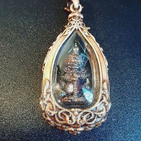 ท้าวเวสสุวรรณวัดแสงแก้วโพธิญาณพร้อมกรอบพุทธศิลป์ รูปที่ 16