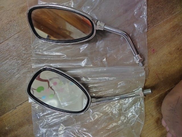 อะไหล่Kawasaki boss175กระจกแต่งคู่ชุปโคเนียมใหม่ไม่แพงถ้าของแท้โทรมาได้ครับมีอะไหล่อย่างอื่นด้วยอยากได้อะไหล่ส่งไปรษณียได้ครับจะหาให้ครับ รูปที่ 4