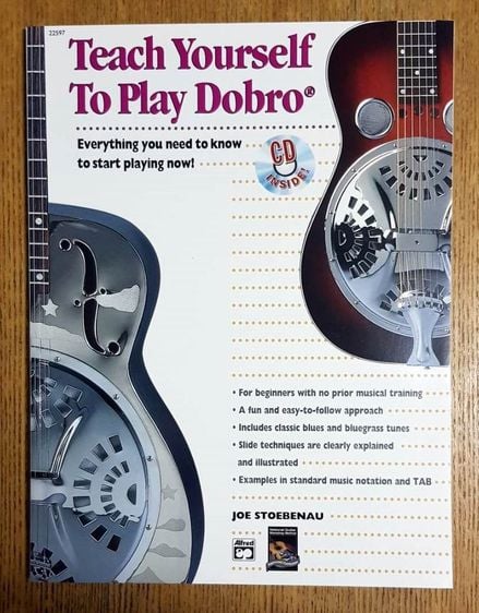 Alfred's Teach Yourself to Play Dobro Everything You Need to Know to Start Playing Now Book - CD Audio (Teach Yourself Series) รูปที่ 1