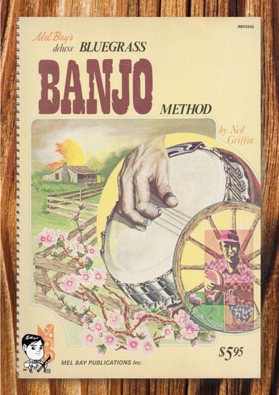 การพัฒนาตนเอง Mel Bay's Deluxe Bluegrass Banjo Method Book - CD