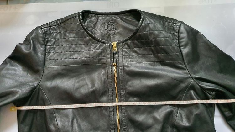 เสื้อแจ็คเก็ตหนัง เสื้อคลุมหนัง Massimo Dutti no 20210105 รูปที่ 3