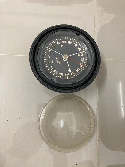 ขายเข็มทิศโบราณติดในเรือรบทหารอเมริกาช่วงสงครามโลกครั้งที่2 vintage compass military WW II Gemini AquaMeter made in usa 1940’s  รูปที่ 2