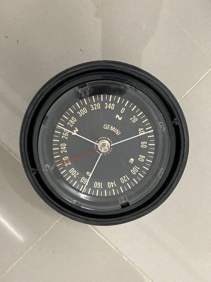 ขายเข็มทิศโบราณติดในเรือรบทหารอเมริกาช่วงสงครามโลกครั้งที่2 vintage compass military WW II Gemini AquaMeter made in usa 1940’s  รูปที่ 1