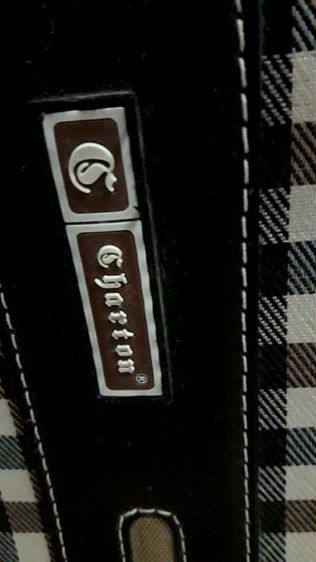 กระเป๋าเดินทางล้อลากยี่ห้อCHARTONลายตารางสีน้ำตาล(มือ1) รูปที่ 6