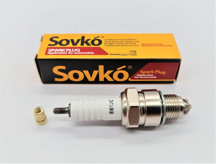 หัวเทียน BTL Platinum E6TJC 3 เขี้ยว (ชุด 1 หัว) บล๊อค 21 มอเตอร์ไซค์ 2 จังหวะ TUXEDO-110 RC-80 RC-100 MATE100 BELLE100 รูปที่ 4