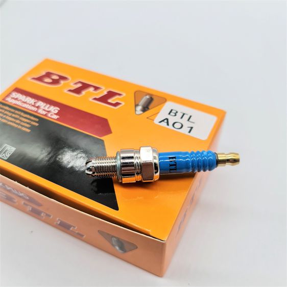 BTL A01 หัวเทียน 3 เขี้ยว เกลียวสั้น เทียบ NGK C6HSA C7HSA Dream Wave110Spark nano Fino Mio Fresh Nouvo รูปที่ 3