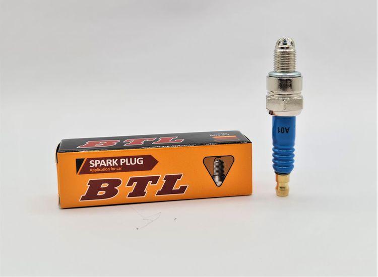 BTL A01 หัวเทียน 3 เขี้ยว เกลียวสั้น เทียบ NGK C6HSA C7HSA Dream Wave110Spark nano Fino Mio Fresh Nouvo รูปที่ 2