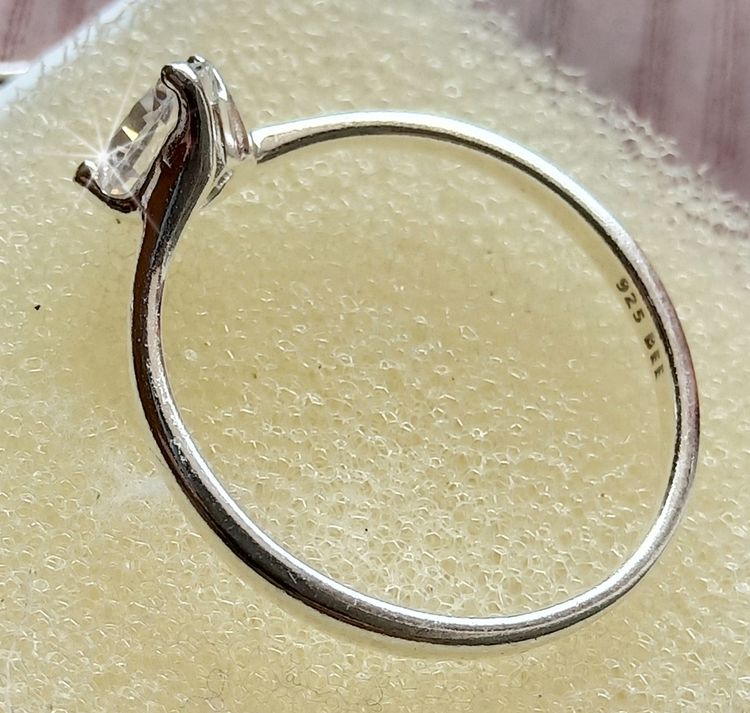 แหวน เงินแท้92.5 เพชรCZ รูปที่ 2