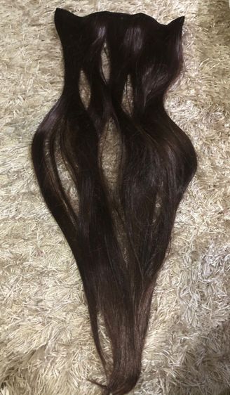 แฮร์พีช ขายเท 3 ชิ้น แพคแยกห่อ สีน้ำตาลแดง ไม่มีปลายทาง รูปที่ 6