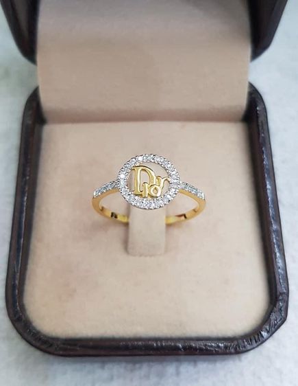 แหวนทอง แหวน “ดิออร์” ตัวเรือนทอง 9k รูปที่ 2
