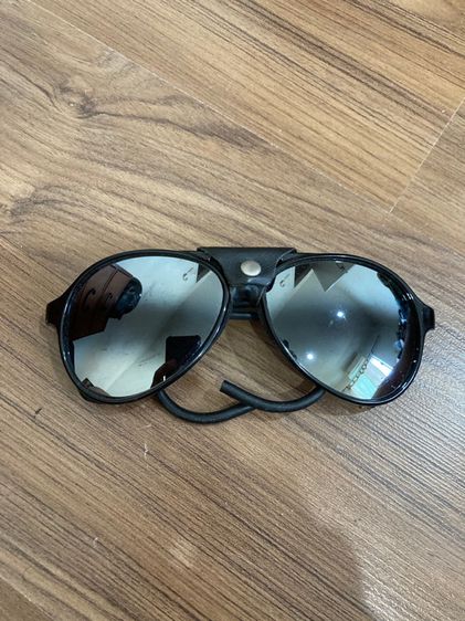 ขายแว่นตาขับรถโบราณมีบังลมหนังรุ่นเก่า vintage sunglasses s-734 made in france 1980’s รูปที่ 6