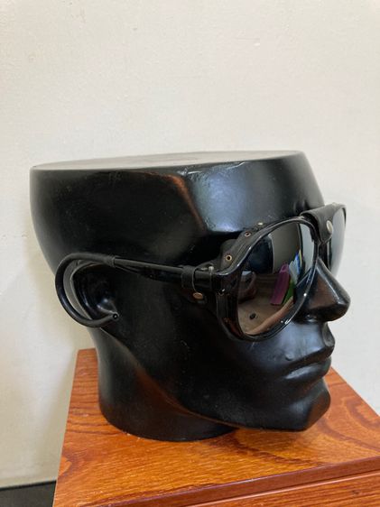 ขายแว่นตาขับรถโบราณมีบังลมหนังรุ่นเก่า vintage sunglasses s-734 made in france 1980’s รูปที่ 3