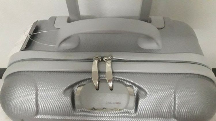 กระเป๋าเดินทางล้อลากCAGGIONIสีบลอนซ์เงิน(มือ1) รูปที่ 5