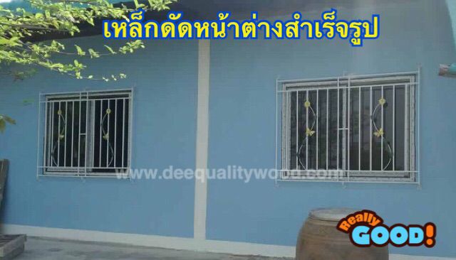 เหล็กดัด180x110 เหล็กดัดหน้าต่างสำเร็จรูป แบบ 3 ช่อง  รูปที่ 7