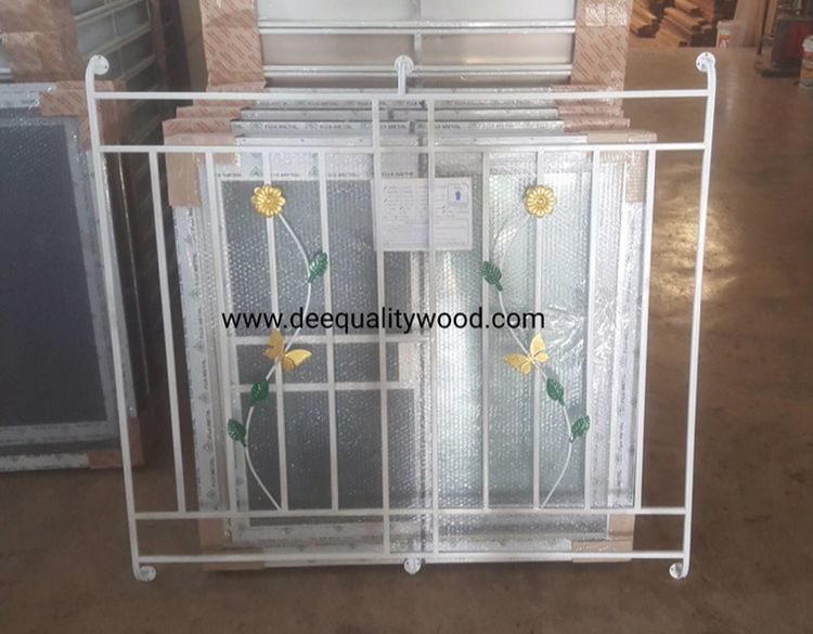 เหล็กดัด180x110 เหล็กดัดหน้าต่างสำเร็จรูป แบบ 3 ช่อง  รูปที่ 10