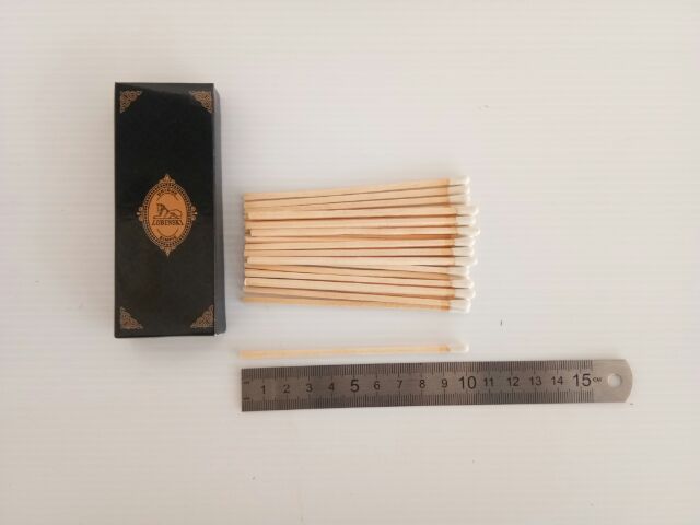 LUBINSKI  ไม้ขีดก้านยาว 10 ซม. หัวสีขาว  รูปที่ 2