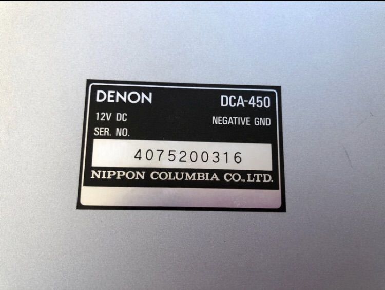 PowerAmp แอมป์ DENON ของแท้ รุ่น DCA450 50W x2 รูปที่ 6