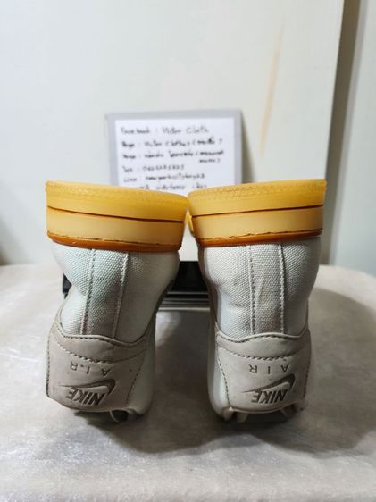 รองเท้า Nike Sz.12.5us47eu30.5cm รุ่นAF1 Downtown Hi สีBamboo Bronze พื้นยางดิบ น้ำหนักเบา พื้นเต็ม สภาพสวยงามไม่มีตำหนิขาดปะซ่อม ราคา900 รูปที่ 5