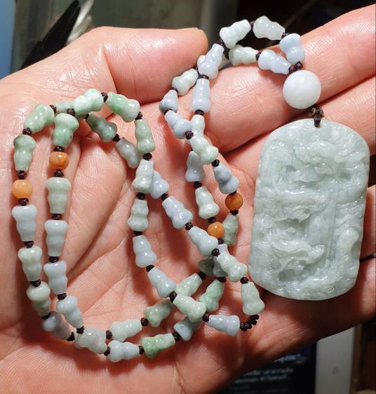 สร้อยคอจี้หยกมังกร 9 เศียร  รูปที่ 4