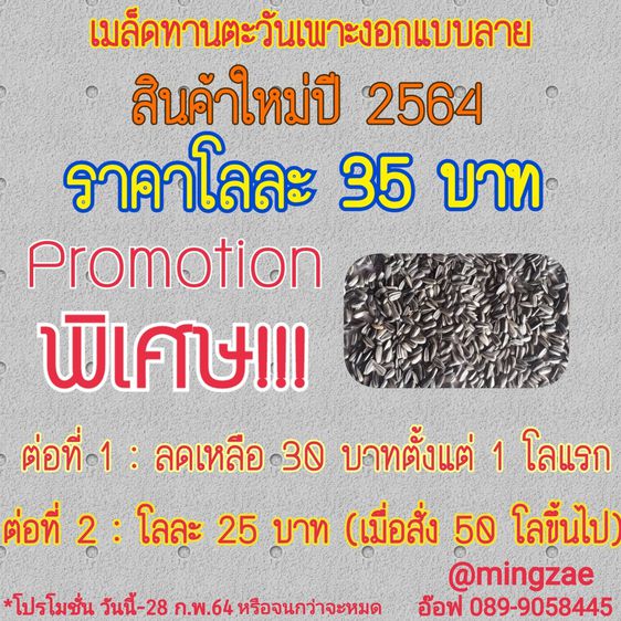เมล็ดทานตะวันคละขนาด ปี 2568 เพาะต้นอ่อนและอาหารสำหรับเลี้ยงนก, เมล็ดกระเจี๊ยบแดง เพาะต้นอ่อนและปลูกเอาดอก ถั่วเขียว และเมล็ดงาเกษตร งาดำ รูปที่ 5