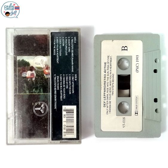 0023 เทปเพลงศิลปินวง Def Leppard อัลบั้ม Retro Active (1996) ม้วนลิขสิทธิ์แท้ รูปที่ 4