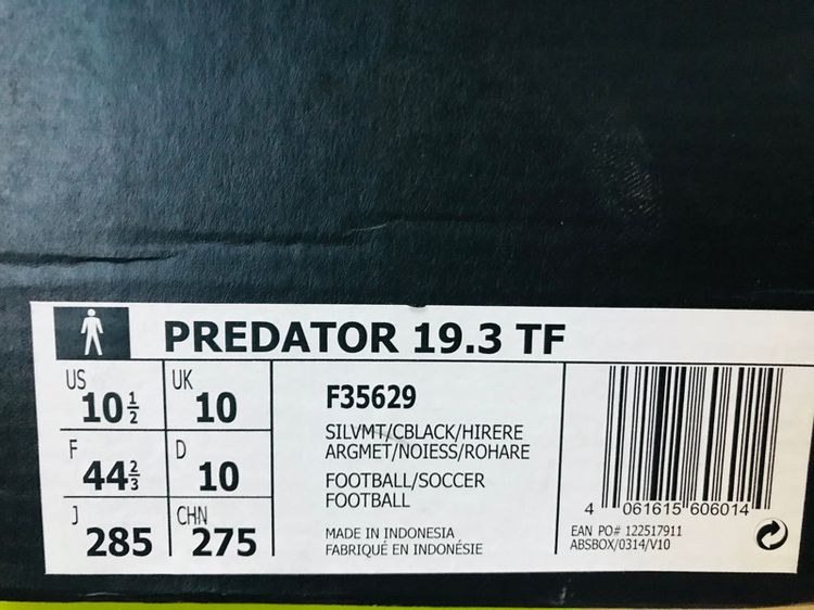 รองเท้า Adidas Predator Size 10.5 รูปที่ 10