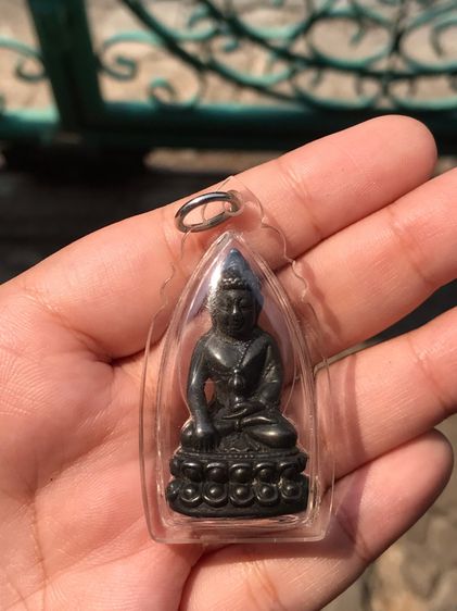 พระกริ่ง เนื้อเมฆพัตร ที่ฐานจารมือ ผิวลอกร่อน เก่า แท้ แปลก หายาก ไม่รู้ที่ พร้อมเลี่ยมกรอบพลาสติก  รูปที่ 8