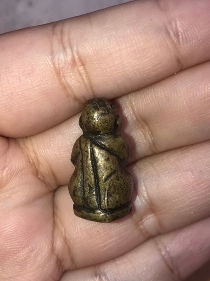 พระปิดตา พิมพ์ลอยองค์ เนื้อทองผสม ผิวเดิม เป็นเกล็ดกระดี่ แห้งเหี่ยว เก่า แท้ แปลก หายาก ไม่รู้ที่   รูปที่ 8