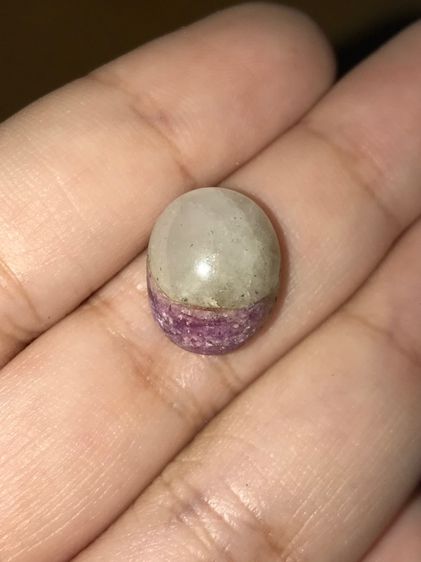 พลอยแท้ ทับทิมพม่ากิมบ่อเซี้ยง เจียรหลังเต่า สะท้อนเหลือบเล็กน้อย เนื้อแก้วสีสวยใสสะอาด แปลก หายาก เนื้อแน่นดีไม่มีขยะ ไม่มีเม็ดฟองเป็นพลอยเ รูปที่ 6