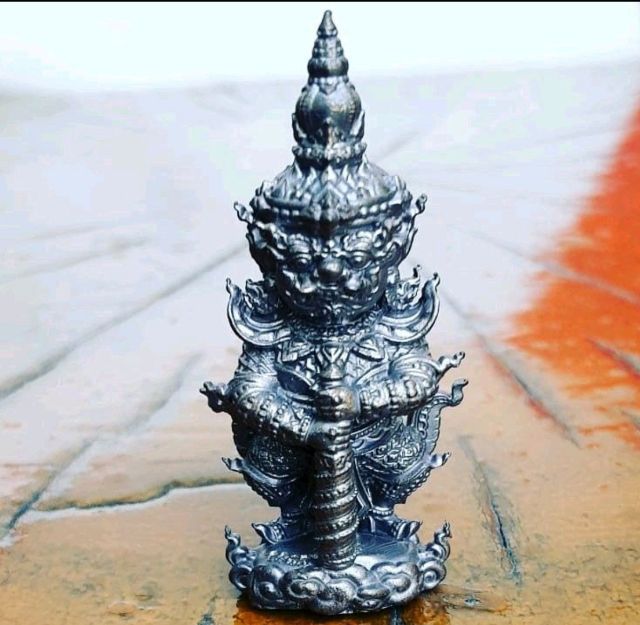 ท้าวเวสสุวรรณ นวะโลหะ พิมพ์ใหญ่ วัดแสงแก้วโพธิญาณ รูปที่ 6