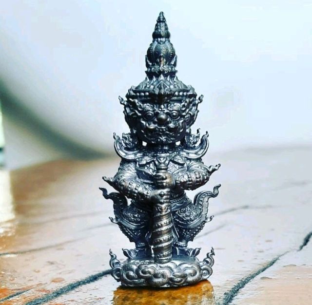 ท้าวเวสสุวรรณ นวะโลหะ พิมพ์ใหญ่ วัดแสงแก้วโพธิญาณ รูปที่ 7