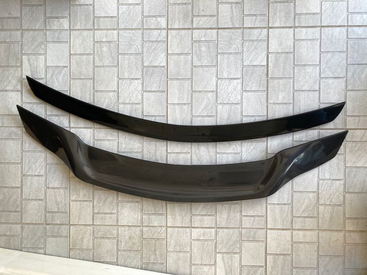 ชุดแต่ง สปอยเลอร์หลัง C Class Spoiler และ logo ตัวอักษร C Coupe W204 AMG C63 carbon Kevlar และ ดำเงา