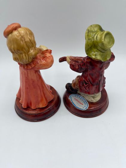 ตุ้กตาเล่นดนตรี คู่เด็กชายหญิง งานแบรนด์ Sculpture House รูปที่ 2