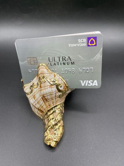 เปลือกหอยเคลือบทอง สำหรับใส่นามบัตร made in Philippines  รูปที่ 2