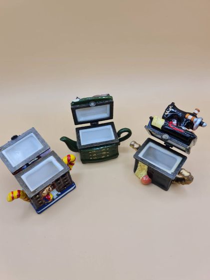 Set งานกระปุกจิ๋วเซรามิค ใส่ของจุกจิก รูปกาน้ำชา  รูปที่ 5