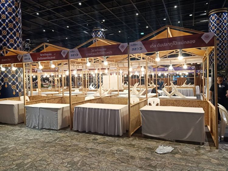 โครงบูธไม้ โครงสร้างไม้ บูธไม้ บูธแสดงสินค้า0896751931 รูปที่ 5