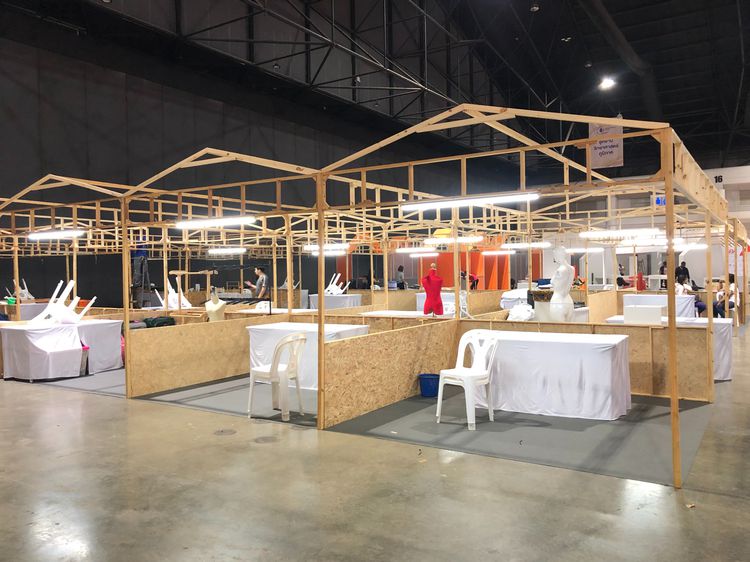 โครงบูธไม้ โครงสร้างไม้ บูธไม้ บูธแสดงสินค้า0896751931 รูปที่ 3