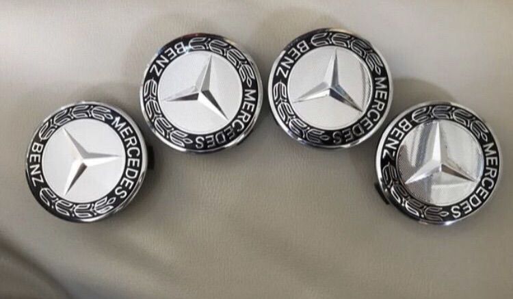 ฝาล้อ Benz สีน้ำเงินเข้ม สีดำ 7.5 cm ใส่ ล้อBenz ล้อ AMG ล้อBrabus ได้ รูปที่ 5