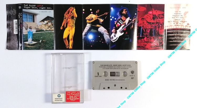 0048 เทปเพลง Van Halen - Live Right Here, Right Now (1993) ม้วน Warner Music ลิขสิทธิ์แท้ รูปที่ 6