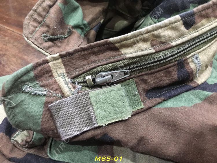 1. เสื้อทหาร M65 Field Jacket ลายพราง ปี 1983 ของแท้ Size X-Small Regular รูปที่ 13